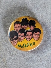 Vintage 80s madness - madness, pin