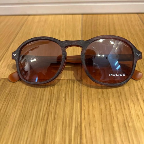Police sunglasses red round - sunglasses,