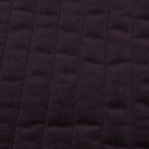 Purple velvet fabric - purple, quilted