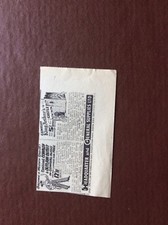 K1l Ephemera 1950s article Advert Western Sheriff Outfit King Arthur's Castle