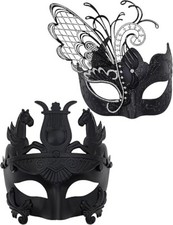 Masquerade Couple Masks Mardi