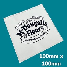 McDougalls Flour Classic Vintage Vinyl Sticker Kitchen Baking Cook Bake Dougalls