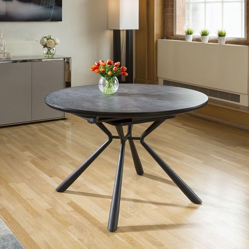 Modern dining table round oval - modern,