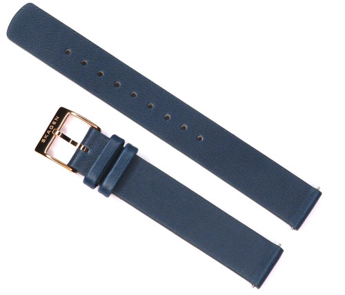 Watch band leather blue skagen - band,