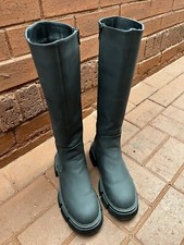 Long Thigh Length Black Boots Size 4 New Look