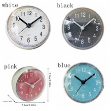 Waterproof Shower Clock Bathroom Kitchen Wall Suction Cup Time for Women Makeup