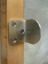 GATE DOOR STOP ANGLE BRACKET  316 STAINLESS STEEL