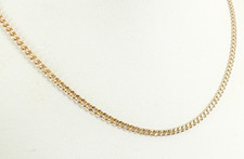 9ct Gold Curb Chain Solid Link