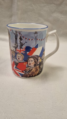 Bone china cup commemorating - bone,