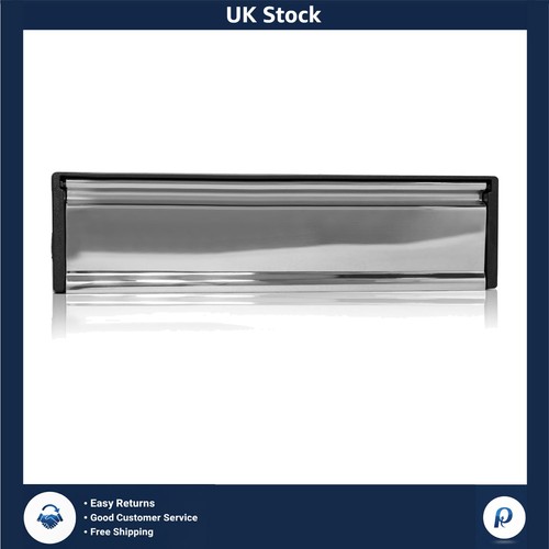 Mailplate polished chrome - 12'',