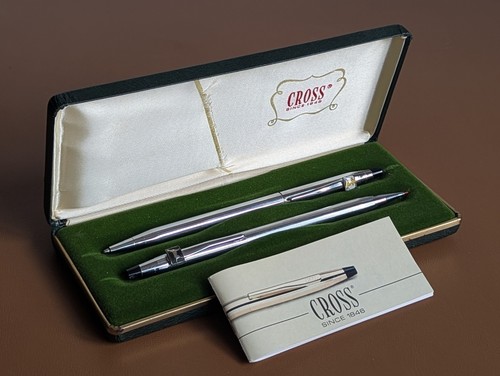 Cross chrome pen - &, pencil