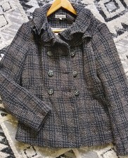 John Rocha Thrilled Wool Knit Ladies Coat Size 12 - Evening Smart Casual 