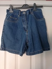 Ladies Navy Blue Denim shorts