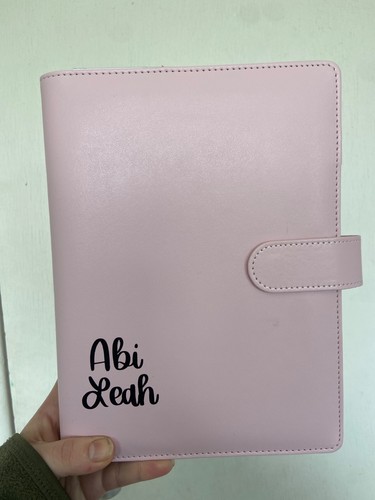 Ring binder personalised - ring,