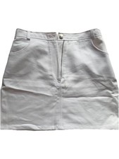 White Jean Skirt Women’s
