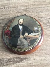 ANTIQUE PRATTWARE POT LID