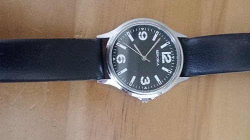 Sekonda mens watch black - mens,