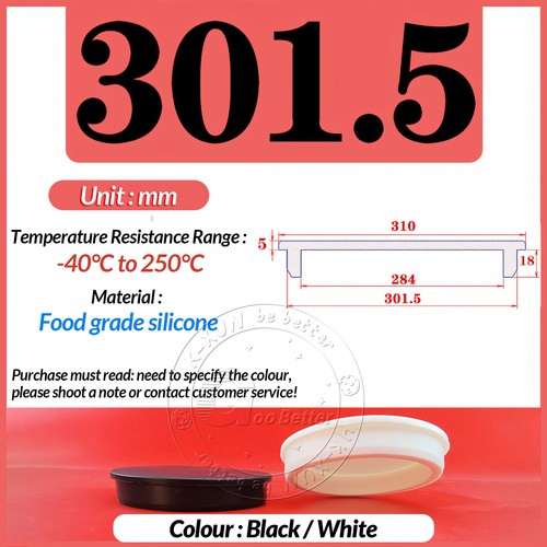 Black round silicone - silicone, rubber