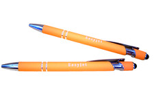 TWO EasyJet Airline Ballpoint Pens - New & Unused
