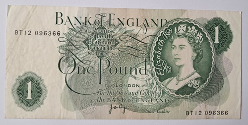 Bank england note j - bank,