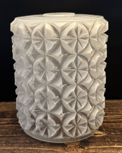 Vintage ornate white glass - vintage,