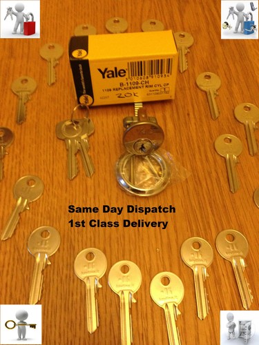 Yale era rim cylinder - yale, brass