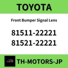 TOYOTA OEM TRUENO AE86 Zenki AE70 MR2 CHASER AW11 Mark2 Front Bumper Signal Lens