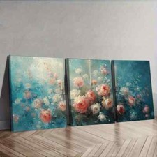 3pcs  There Are Flowers On The