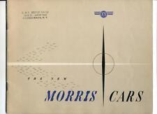 Vintage 1949 New Morris Cars