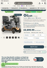 mobility scooters used 8 mph