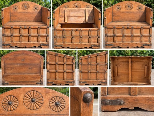 Antique welsh commode storage - commode,