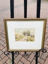 WATER COLOUR ROADSIDE AT