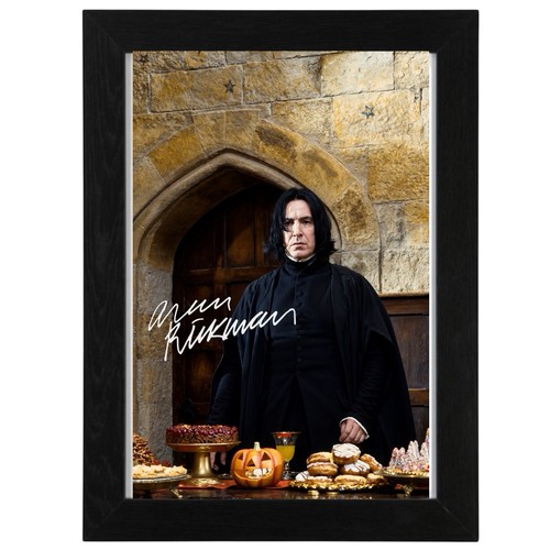 Alan rickman signed photo pre - rickman,