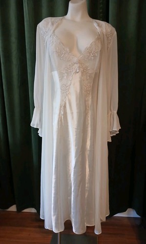 Vintage dentelle white - white, satin