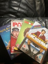 dvd bundle- Will Ferrell Anchorman The Legend Of Ron Burgundy, Knocked Up, Paul