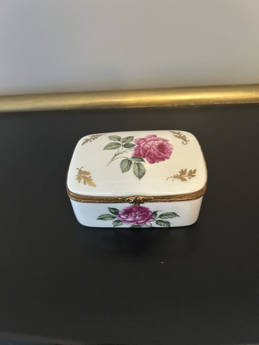 Limoges vintage trinket box - trinket,