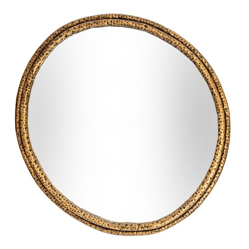 Large round gold wall - gold,