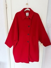 Zara Red Wool Blend Oversized
