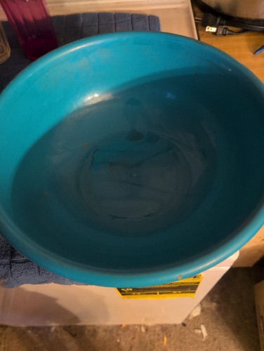 Blue quart plastic super - quart,