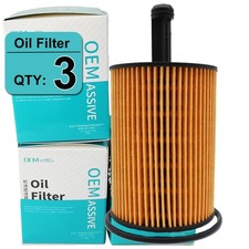 3x Engine Oil Filter For Audi