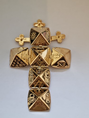 Premium masonic cross pendant - premium,
