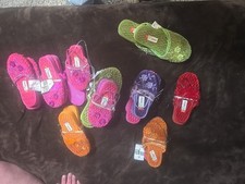 12 Pair Of Assorted Slippers