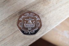 1987 Isle of Man 50p Coin -