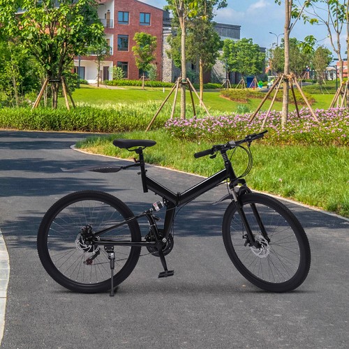 Speed folding mountain bike - 21-speed,