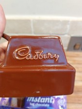 Vintage Cadbury's Cadbury Drinking Chocolate Chunk Mug 3D Brown Square Iconic