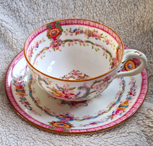 Cauldon ceramic floral - cauldon, cup