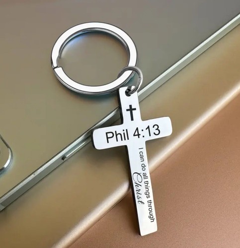 Bible verse keychain christian - bible,