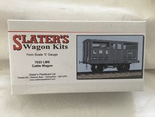 SLATERS O GAUGE 7023 LMS CATTLE WAGON KIT - SEALED - UNBUILT - BOXED