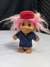 Vintage Troll Doll by Russ Air Stewardess with Red Beret