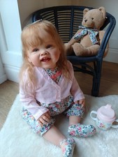 Reborn baby Girl Toddler doll 28"  *Adele* by Ping Lau with CoA